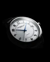 Raymond Weil Men's Swiss Automatic Maestro Black Leather Strap Watch 39mm