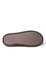 Dearfoams Men's Fireside By Warwick Genuine Shearling Scuff House Slipper