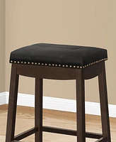 Counter Height Stool with Nailhead Trim, Set of 2