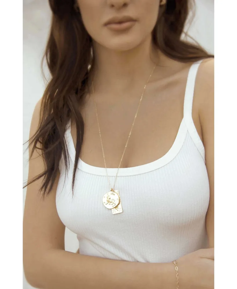 Ettika Women's Zodiac Double Charm Necklace