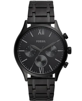 Fossil Men's Fenmore Multifunction Black Bracelet Watch 44mm