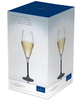 Villeroy & Boch Manufacture Rock Champagne Flutes, Set of 4