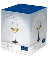 Villeroy Boch Manufacture Rock White Wine Glasses, Set of 4