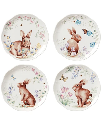 Lenox Butterfly Meadow Bunny Accent Plates, Set of 4