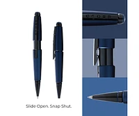 A.t. Cross Edge Matte Blue Rollerball Pen