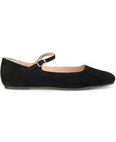 Journee Collection Women's Carrie Square Toe Mary Jane Flats