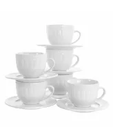 Elama Charlotte Mug Set of 12 Pieces