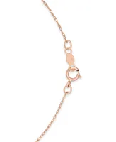 Pink Amethyst (2-1/2 ct. t.w.) and Diamond Accent 18" Pendant Necklace in 14k Rose Gold