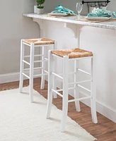 Linon Home Decor Katica Barstools, Set of 2