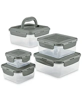 Rachael Ray Stacking 10-Pc. Square Food Storage Container Set