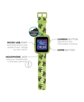 Kid's Playzoom 2 Green Dinosaur Print Tpu Strap Smart Watch 41mm
