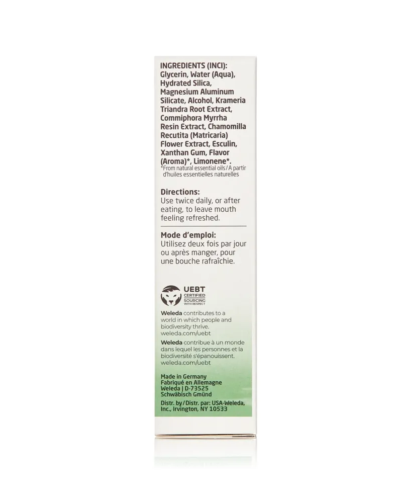 Weleda Plant Gel Toothpaste, 2.5 oz