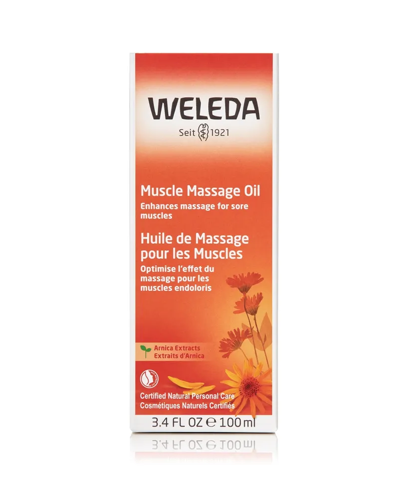 Weleda Arnica Muscle Massage Body Oil, 3.4 oz