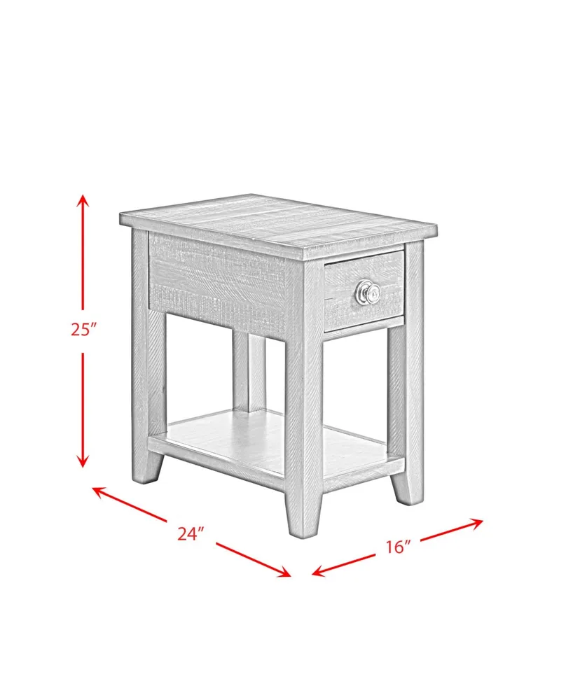 Picket House Furnishings Kahlil 1-Drawer Chairside Table with Usb