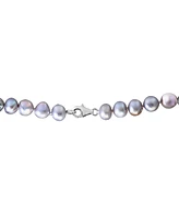 Effy White Cultured Freshwater Pearl (7 mm) 18" Statement Necklace (Also Gray, Pink, & Multicolor Pearl)