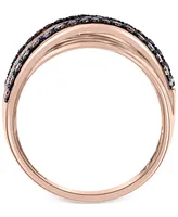 Effy Multicolor Diamond Statement Ring (7/8 ct. t.w.) in 14k Rose Gold