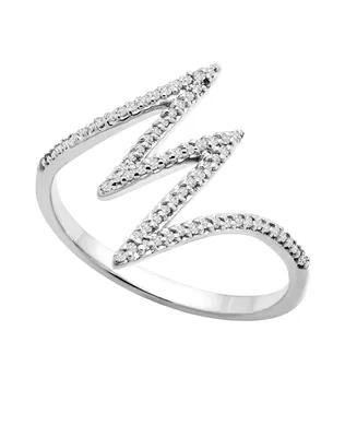 Wrapped Diamond Lightning Bolt Ring (1/6 ct. t.w.) 10k Gold Or White Gold, Created for Macy's