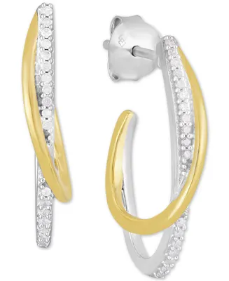Diamond Fashion Hoop Earrings (1/6 ct. t.w.)