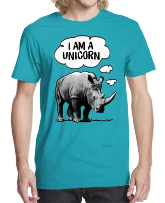 Men's Rhino Unicorn Graphic T-shirt