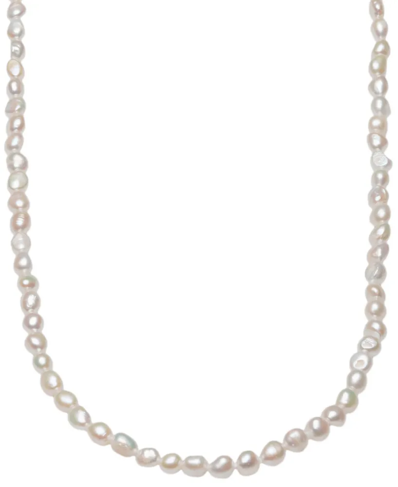 Cultured Freshwater Baroque Pearl (7-8mm) 36" Strand Necklace