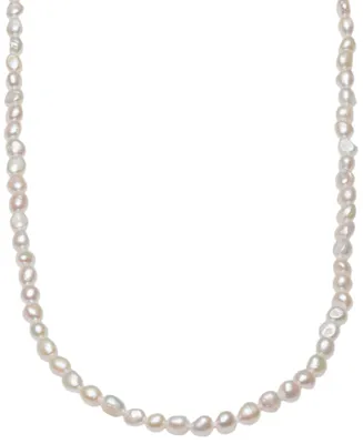 Cultured Freshwater Baroque Pearl (7-8mm) 36" Strand Necklace