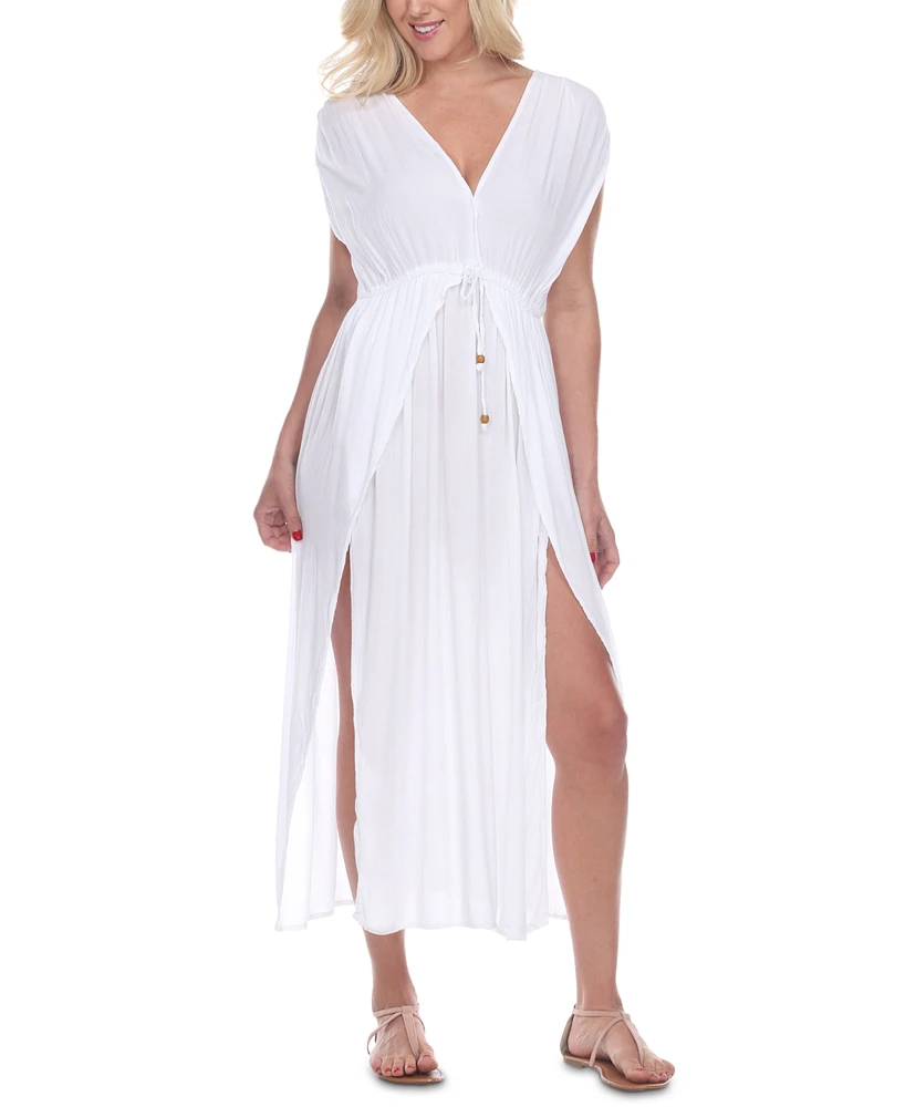 Raviya Front Slit Cover-Up Dress