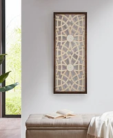Madison Park Damask Carved Wall Panel, 37.75" L x 15.75" W