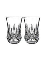 Waterford Connoisseur Lismore Flared Tumbler 5 oz, Set of 2