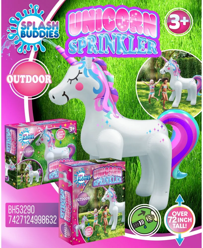 Splash Buddies Unicorn inflatable Sprinkler