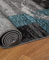 Main Street Rugs Alba ALB307 6'6" x 9' Area Rug