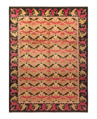 Adorn Hand Woven Rugs Arts and Crafts M1574 10'1" x 13'2" Area Rug - Gold