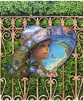 Designocracy Hat of Timeless Places Over The Door and Yard Decor Wood by Josephine Wall