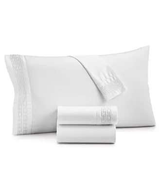 Hotel Collection Chain Links Embroidered 100% Pima Cotton 4-Pc. Sheet Set, Queen, Exclusively at Macy's