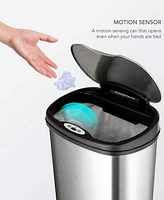 Rectangular Motion Sensor Trash Can Combination Set