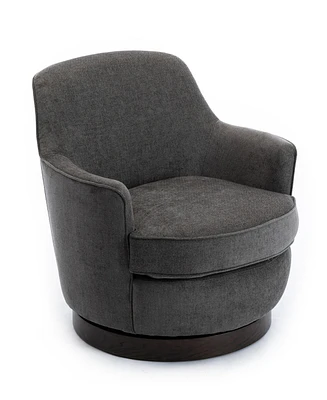 Reese Wood Base Swivel Chair