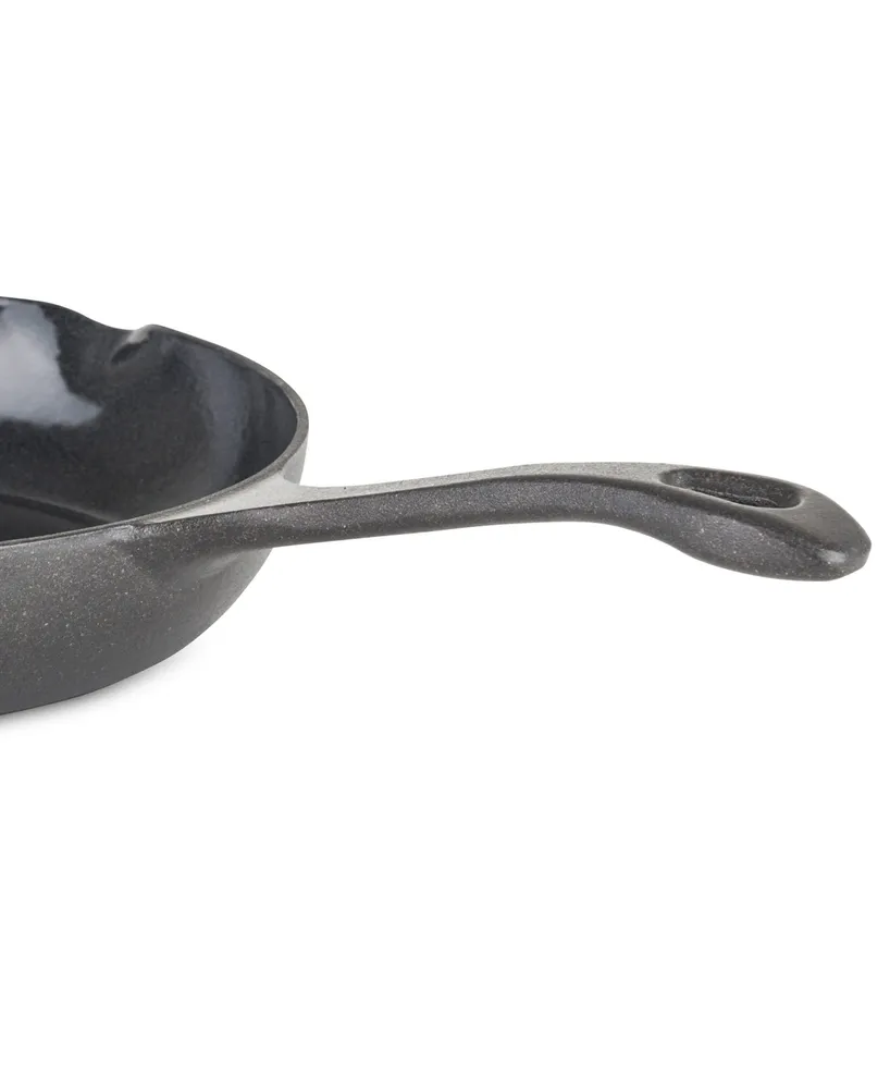 Viking 10.5" Enamel Coated Cast Iron Chefs Pan with Spouts