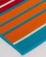 Northern Weavers Vera Lewis Stripe 6'7" x 9'6" Outdoor Area Rug