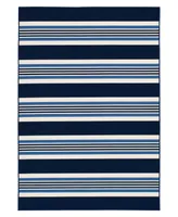 Northern Weavers Vera McGregor Stripe 6'7" x 9'6" Outdoor Area Rug