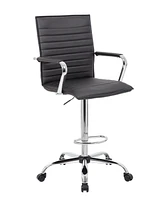 Boss Office Products Ribbed Drafting Stool