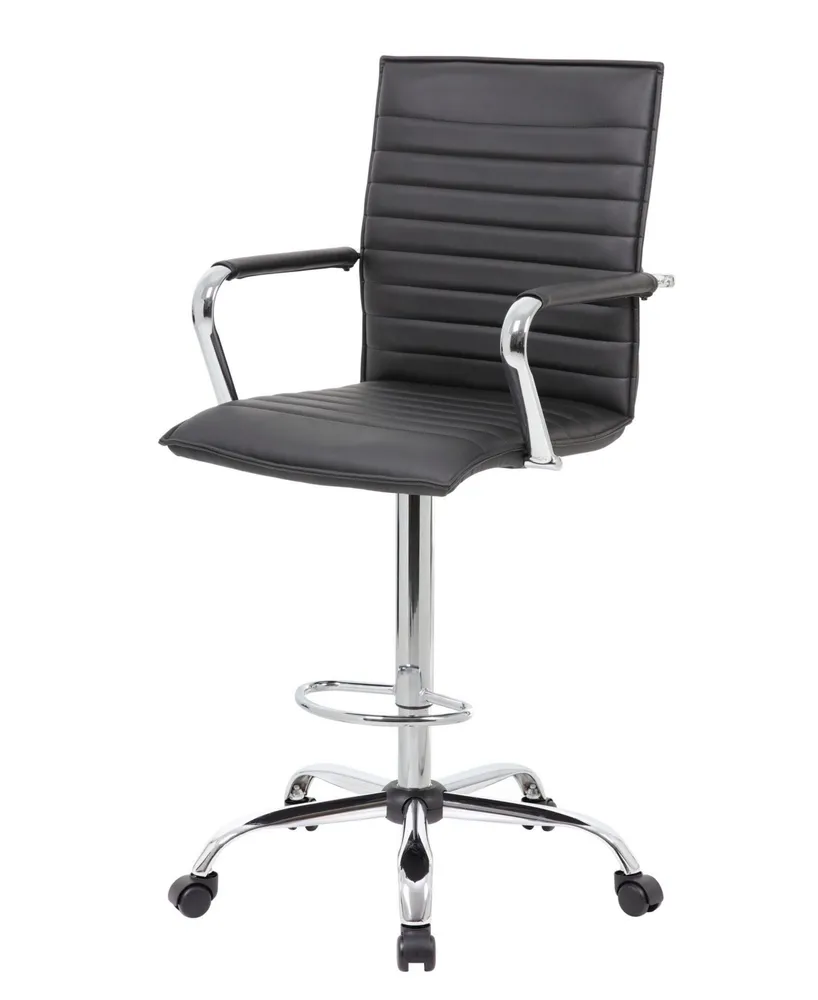 Boss Office Products Ribbed Drafting Stool