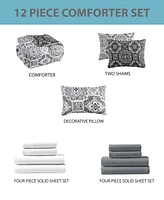 Hallmart Collectibles Amalie 12-Pc. Comforter Sets, Exclusively at Macy's