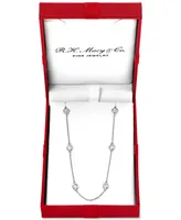 Effy Diamond Bezel 20" Statement Necklace (1 ct. t.w.) 14k White, Yellow or Rose Gold