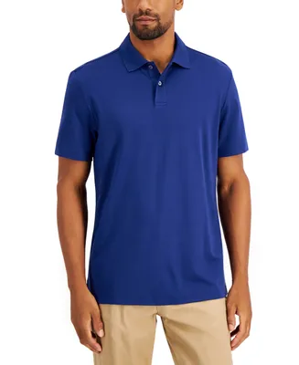 Alfani Men's Regular-Fit Solid Supima Blend Cotton Polo Shirt, Created for Macy's