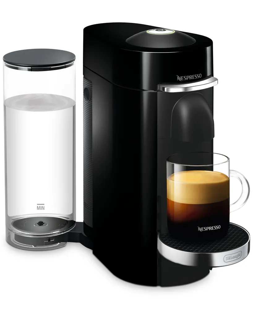 Nespresso Vertuo Plus Deluxe Coffee and Espresso Machine by De'Longhi in Black