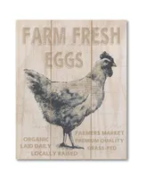 Courtside Market Fresh Farm Eggs I 10.5x14 Board Art