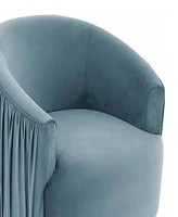 London Pleated Swivel Chair