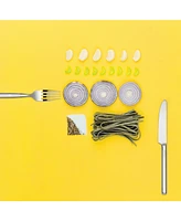 Hampton Forge Shangrila Frosted 20-Pc. Flatware Set, Service for 4
