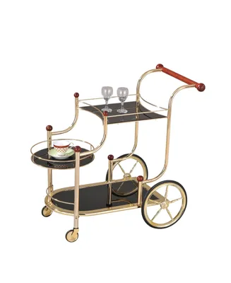 Acme Furniture Lacy Serving Cart - Gold