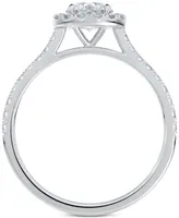 Portfolio by De Beers Forevermark Diamond Halo Engagement Ring (1 ct. t.w.) in 14K White Gold