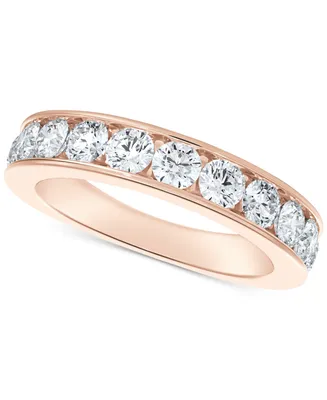 Portfolio by De Beers Forevermark Diamond Channel Set Band (1/4 ct. t.w.) 14k Gold or Rose